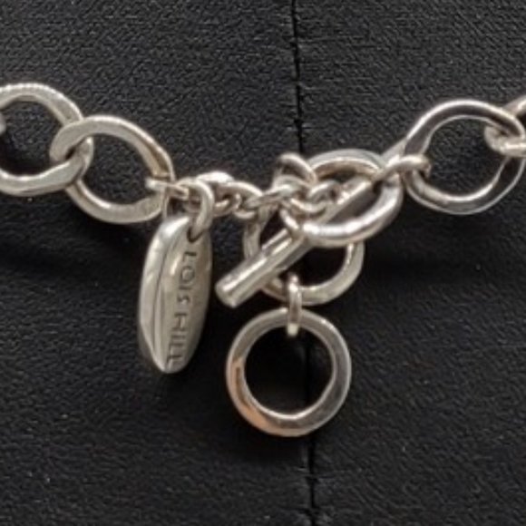 Rare Vintage Lois Hill Pendant Necklace Granulation Leaf Pendant w/Matching Ear - Picture 4 of 9